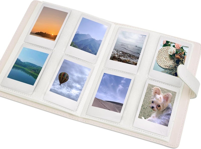 Sunmns Mini 12 Instant Camera Accessories Kit, Accessory Bundle Compatible with Instax Mini 12 Instant Camera, Include Case, Album, Stickers, Photo Frames, Paper Frame, Filters, Strap (White) - Image 3